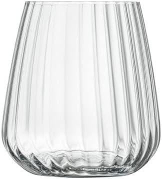 Luigi Bormioli Optica 15.3 oz. All Purpose Stemless Wine,Set of 4 | Amazon (US)