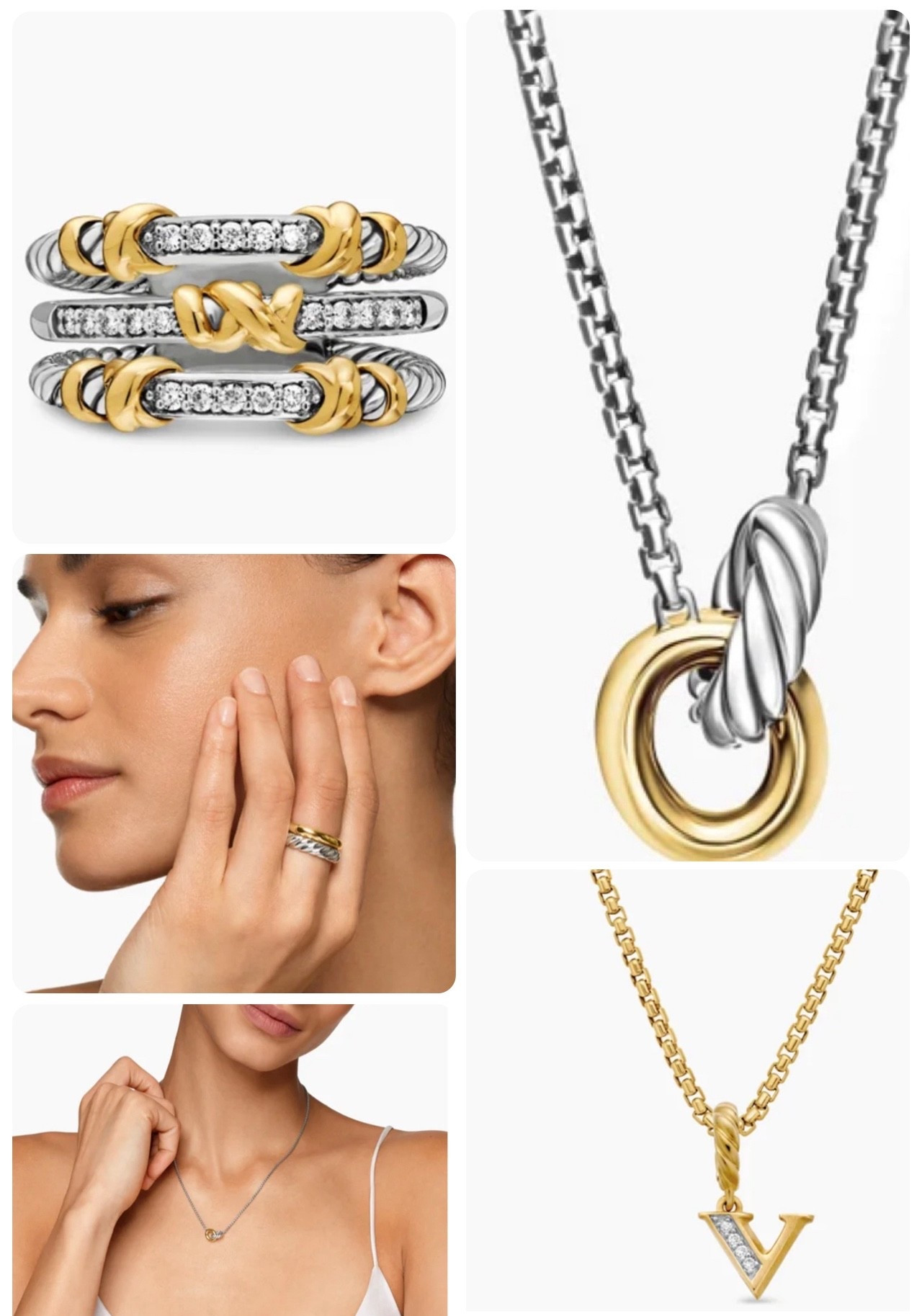 Shop at David Yurman for luxury gift items for your loved ones! Complimentary gift wrapping and delivery before Christmas!! #jewlery #ring #luxurygifts #necklace #rings #twotonering #silver #gold

#LTKHoliday #LTKGiftGuide #LTKWedding