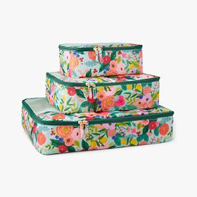 Rifle Paper Co. Garden Party Packing Cube Set | Pottery Barn Teen