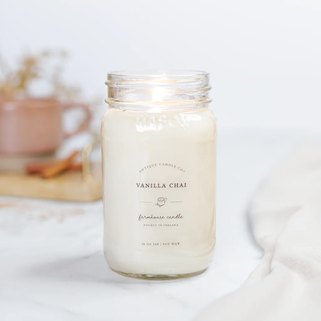 Vanilla Chai 16 oz candle | Antique Candle Co.