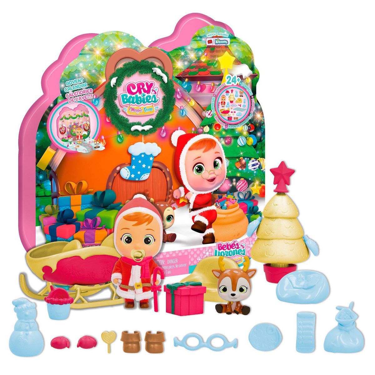 Cry Babies Magic Tears Claus' Advent Calendar with 24 Surprises | Target