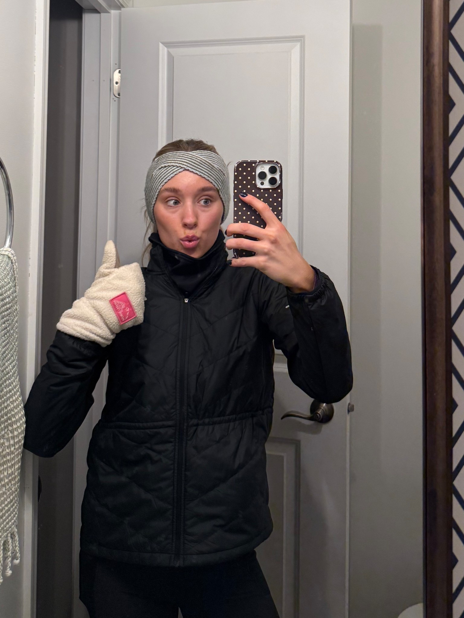 All my running gear!! The smart wool leggings are so so warm and good for 15 and below!! I wear the athleta ones if it’s warmer than that. Also love those! 