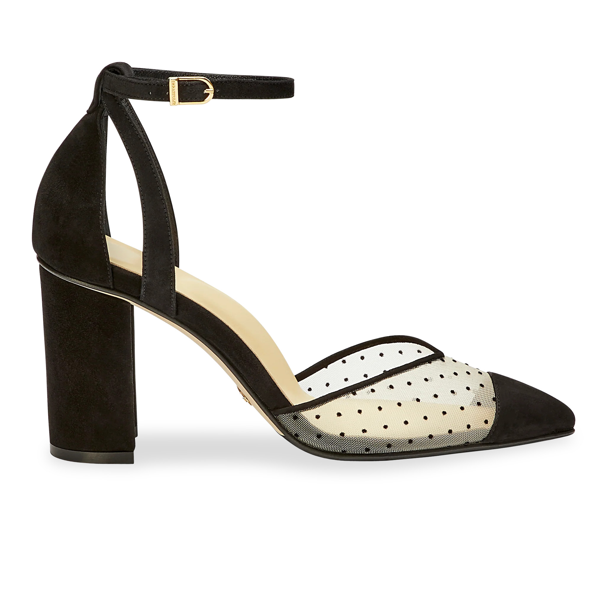 Parker 85 | Black Polka Dot Mesh | Sarah Flint | Sarah Flint