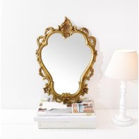 Vintage French Rococo Style Mirror - Ornate Gold Gilt Frame, Baroque Wall Decor | 18"" X 12.6 | Etsy (US)