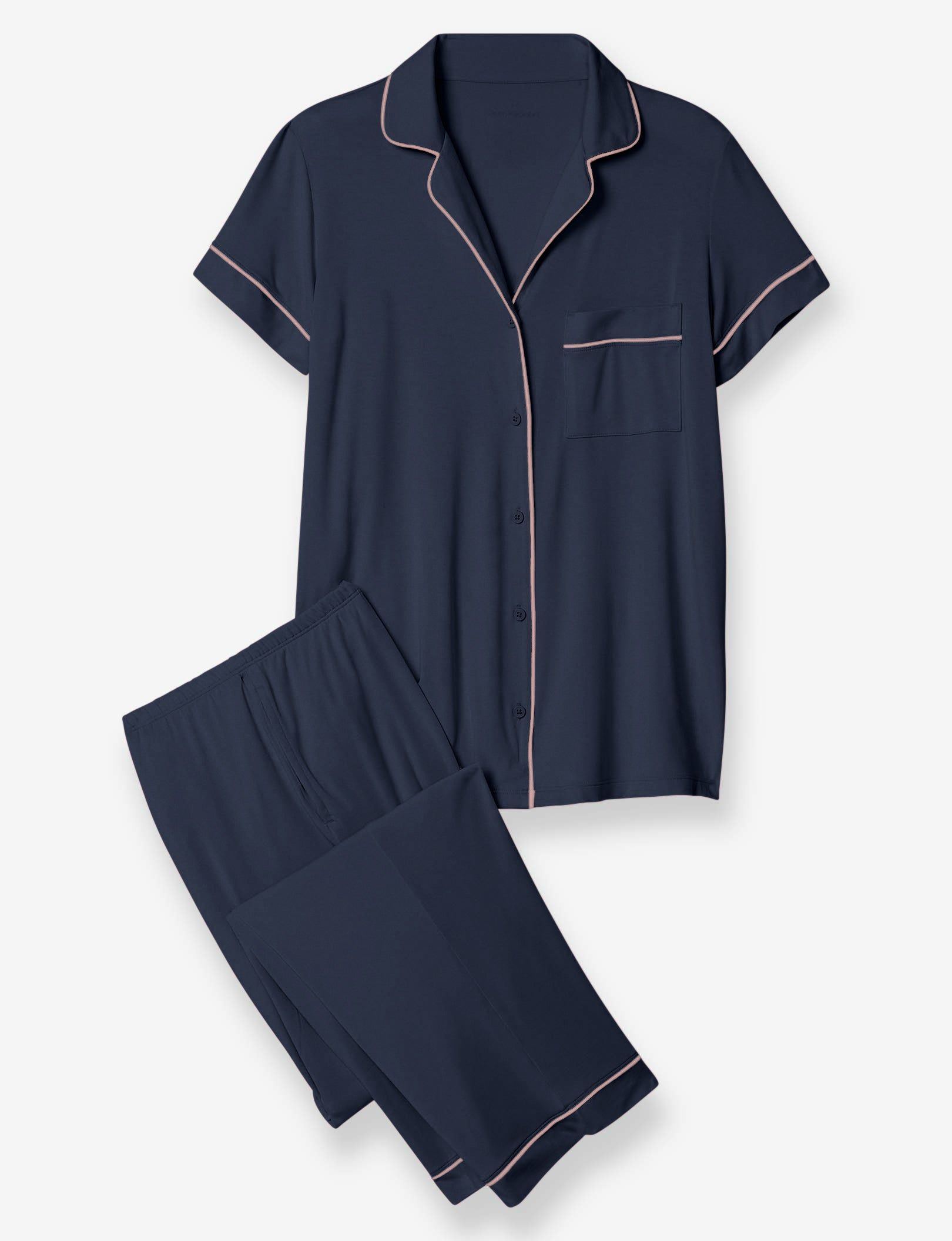 Women's Short Sleeve Top & Pant Pajama Set | Tommy John