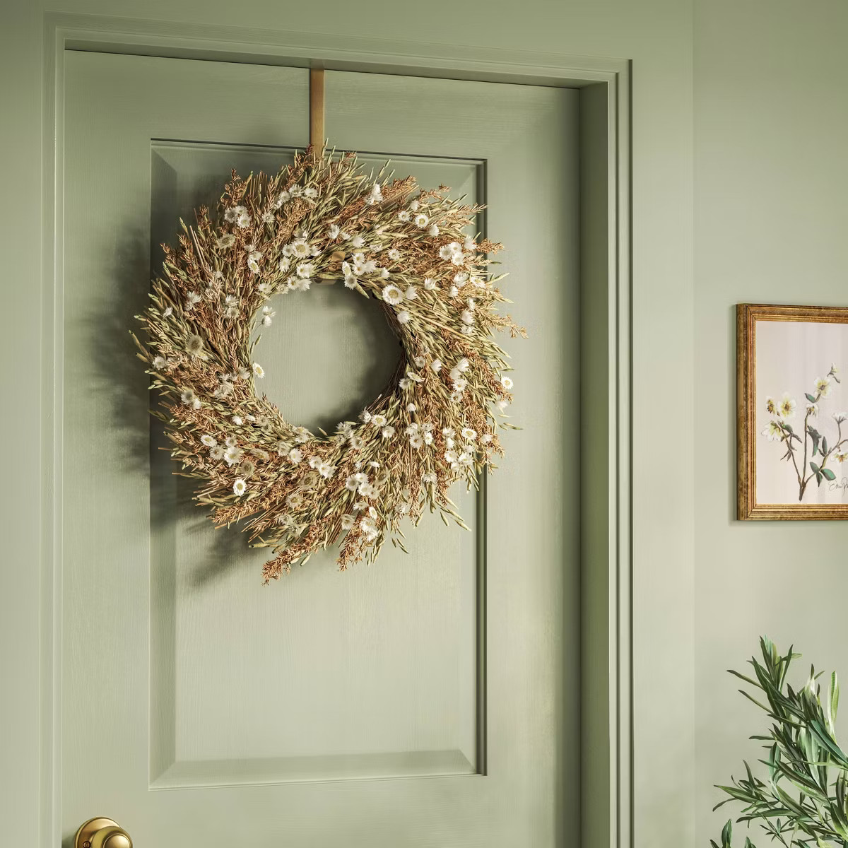 4.25" Mixed Spring Floral Preserved Wreath - Threshold™ | Target