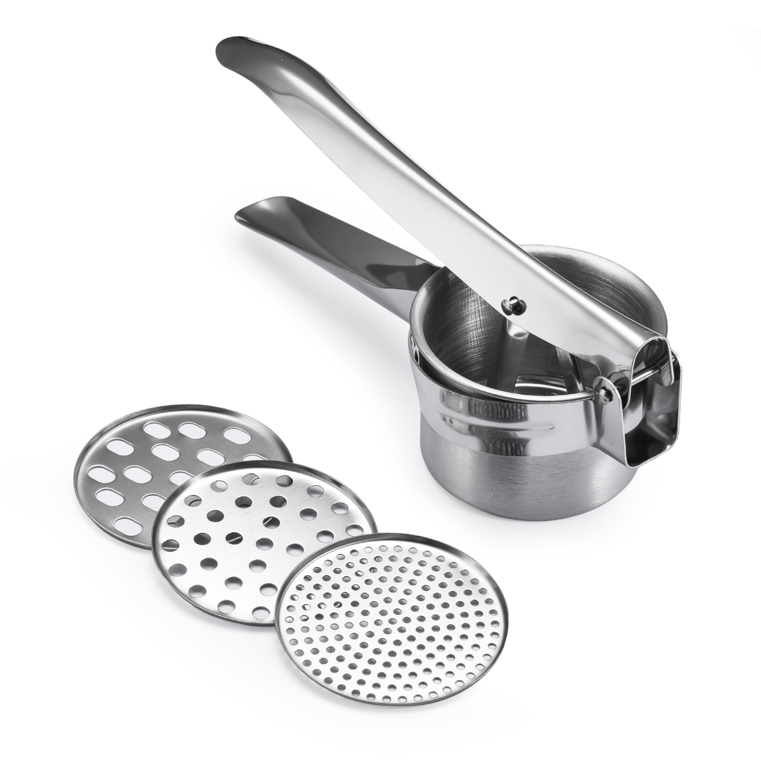 2LB Depot Potato Ricer with 3 Interchangeable Discs - Potato Masher Tool - Spaetzle Maker Press a... | Amazon (US)