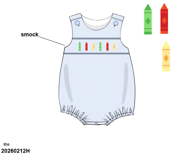 PRE SALE SHIPS JULY: Crayon Bubble Boy | Tutti Frutti Kids Co