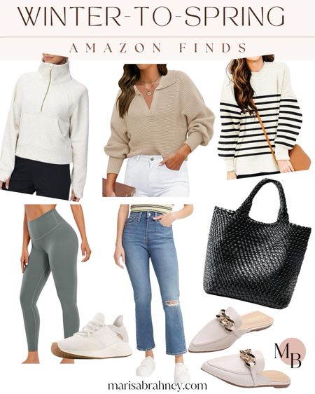 Transition seamlessly from winter to spring with these versatile essentials! From light sweaters to comfy sneakers, leggings, and jeans, embrace the changing seasons in style. 🌷☀️ #WinterToSpring #AmazonFinds #SpringFashion #VersatileEssentials #AmazonFashionFinds

#LTKstyletip #LTKSpringSale #LTKSeasonal