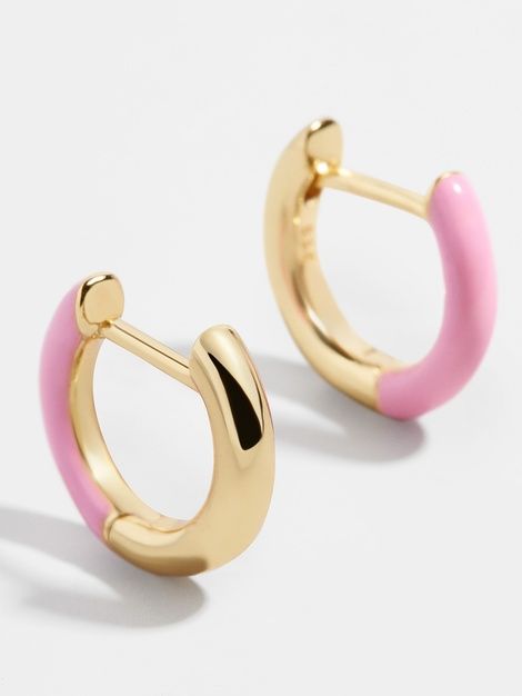 Sage 18K Gold Huggie Earrings | BaubleBar (US)