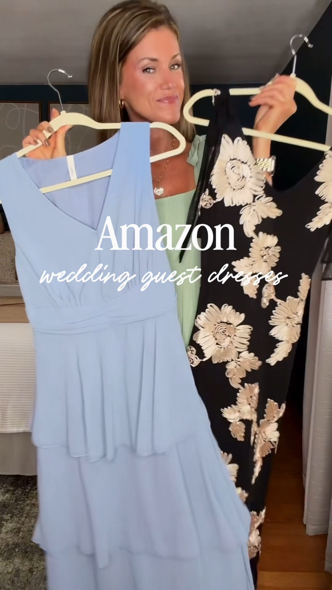 Affordable wedding guest dress options from Amazon. Wearing small in all 3 styles.

#LTKSeasonal #LTKOver40 #LTKWedding