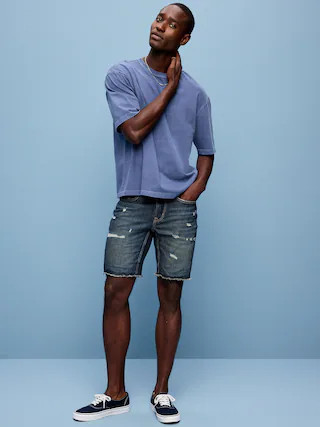Slim Built-In Flex Jean Shorts-- 9-inch inseam | Old Navy (US)