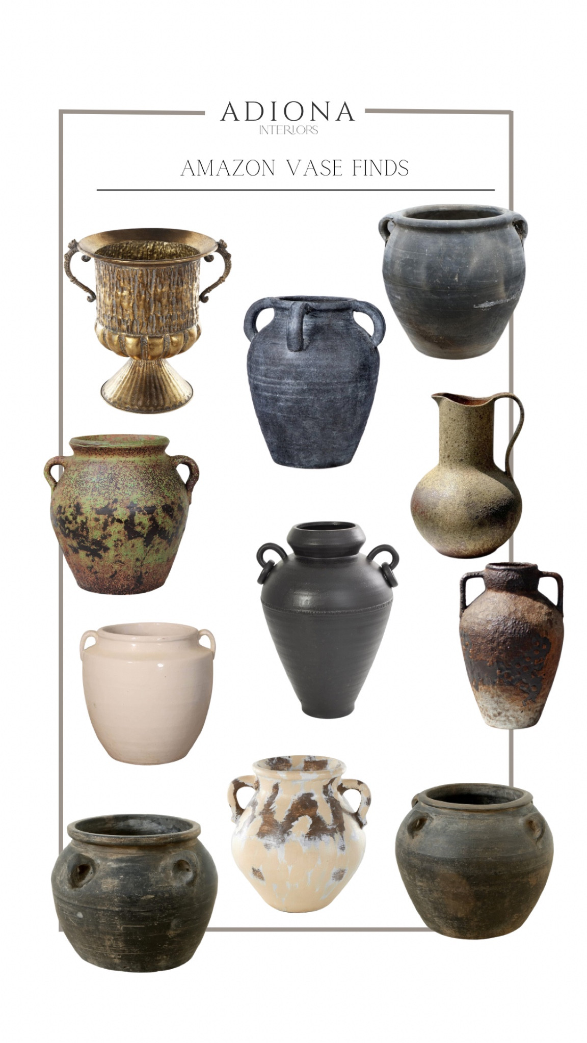 Amazon vase finds 

Handled vases, pitcher vase, vintage vase, wabi sabi vase, organic vase, vintage pottery 

#LTKFindsUnder100 #LTKHome #LTKSeasonal
