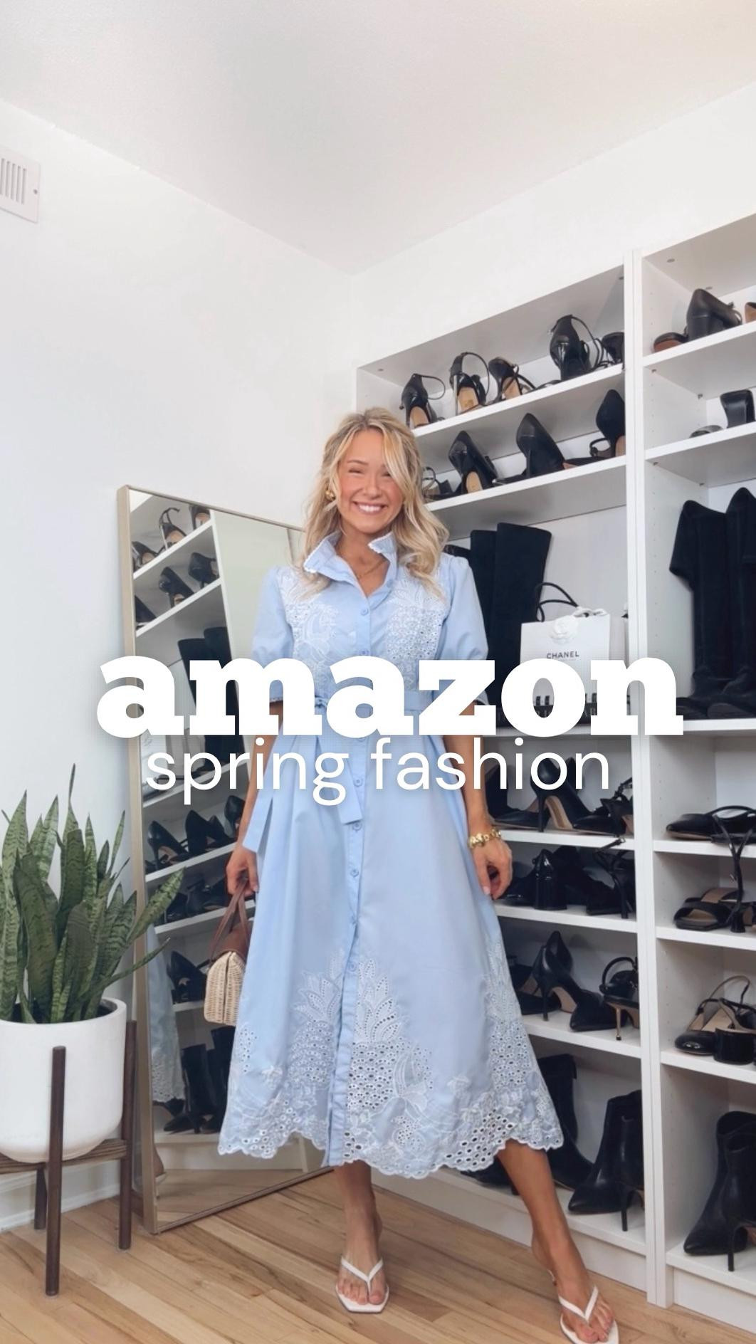 Amazon outfits (also linking the dress I’m wearing at the start of the video)