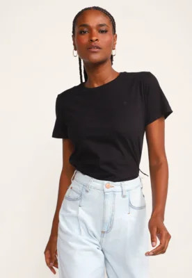 Camiseta Forum Lisa Preta | Dafiti (BR)