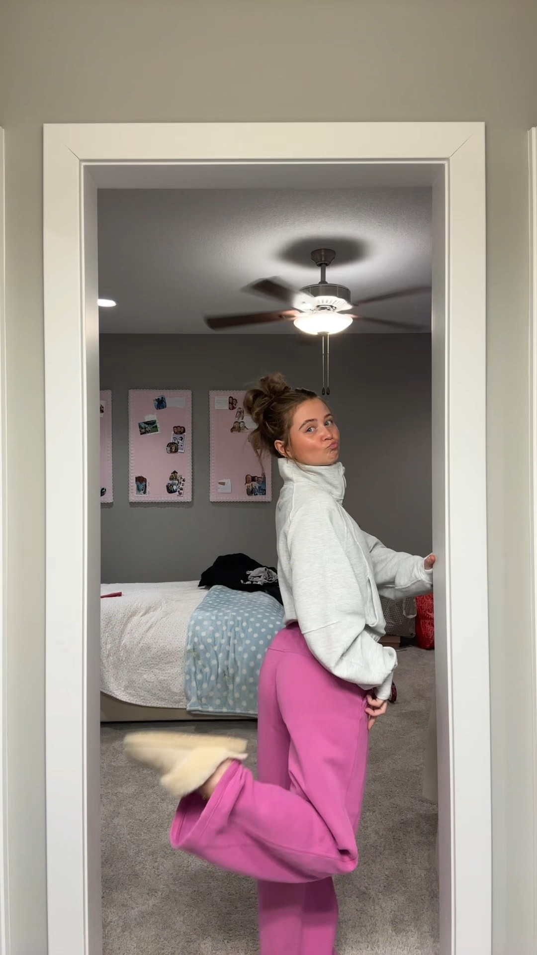 Top S
Tank 4 (XS) 
Bottoms XS

#LTKootd #LTKgrwm #LTKHoliday