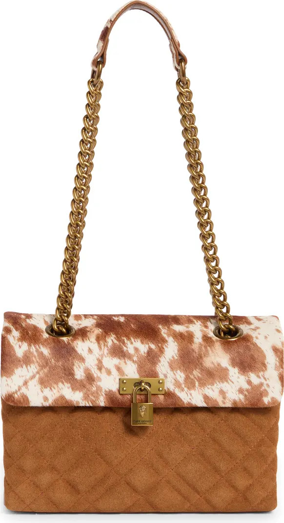 Brixton Genuine Calf Hair Shoulder Bag | Nordstrom Rack