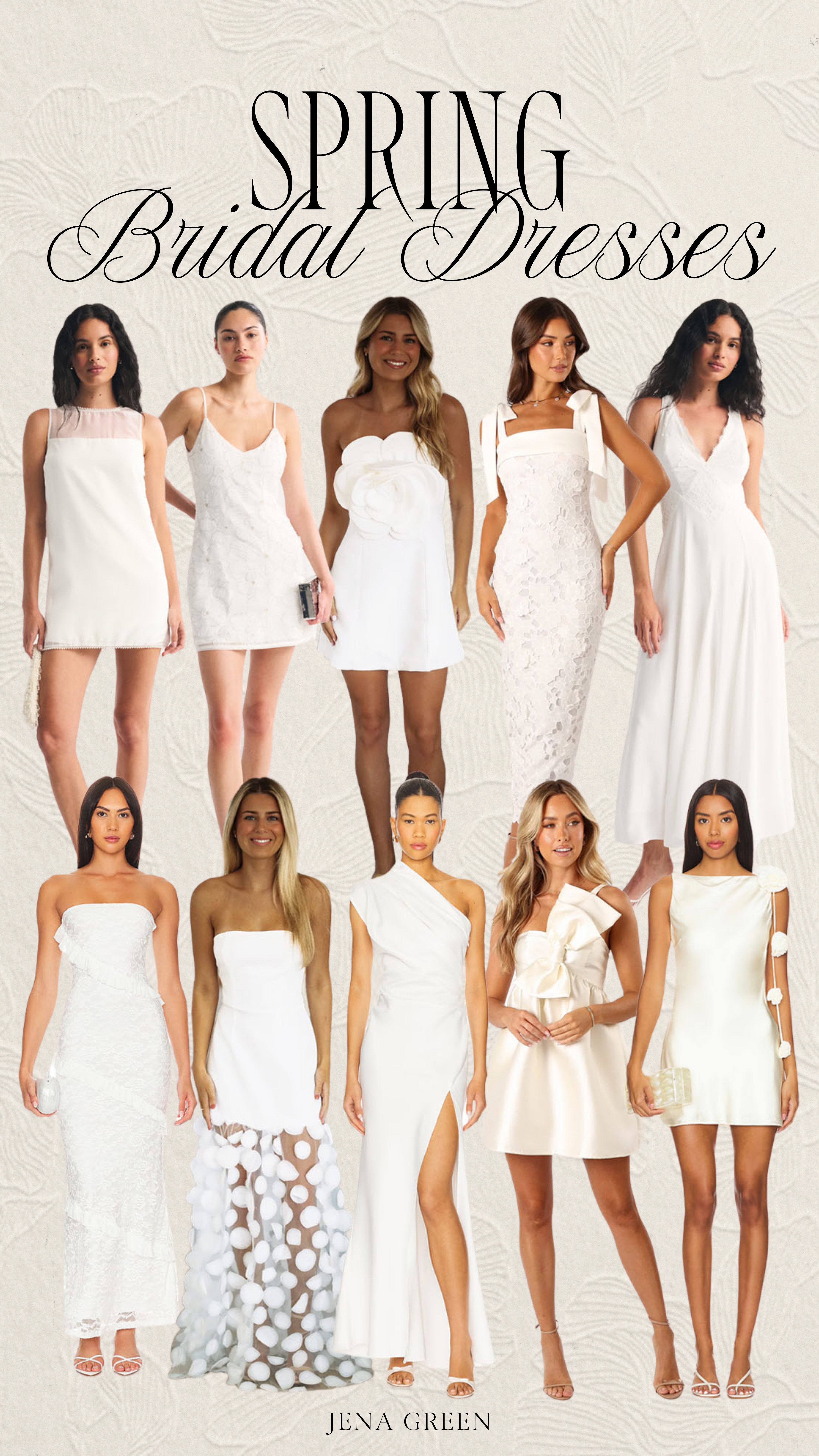 Spring Bridal Dresses | Spring Fashion | Bridal Spring Dresses 

 #LTKSeasonal