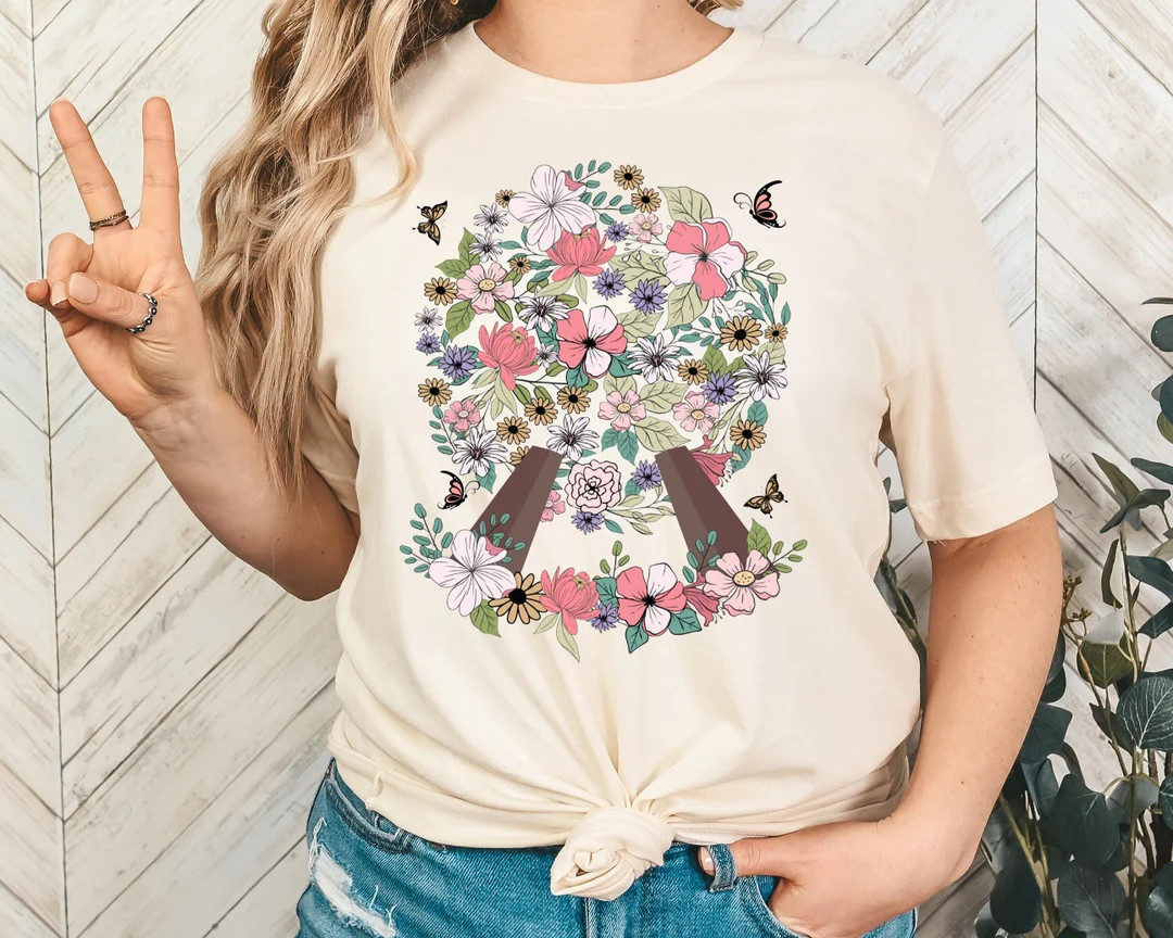 Disney Epcot Floral Shirt, Flower and Garden Festival T-shirt, Floral Disney Shirts, Magic Blosso... | Etsy (US)