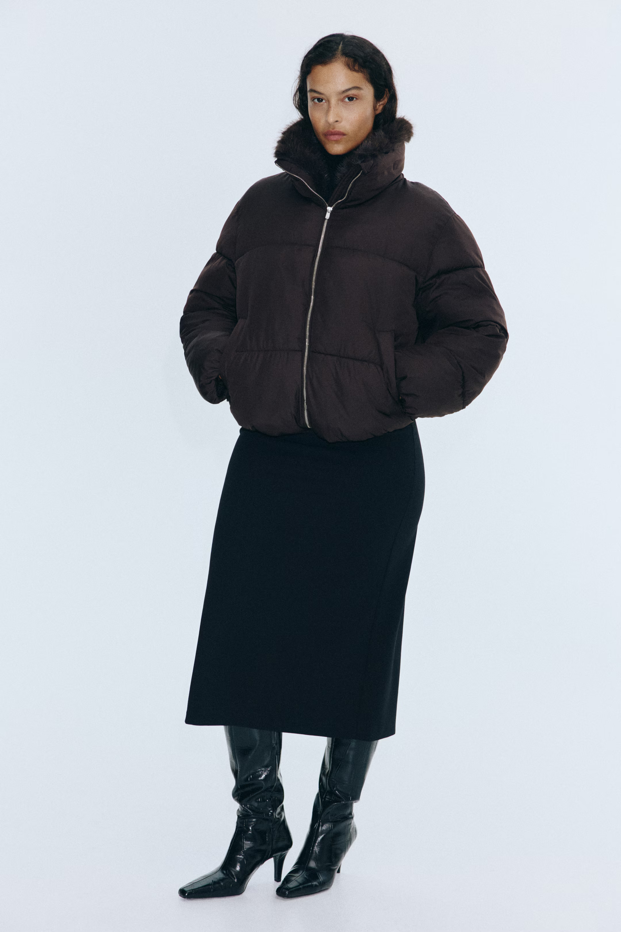 Oversized puffer jacket | H&M (UK, MY, IN, SG, PH, TW, HK)