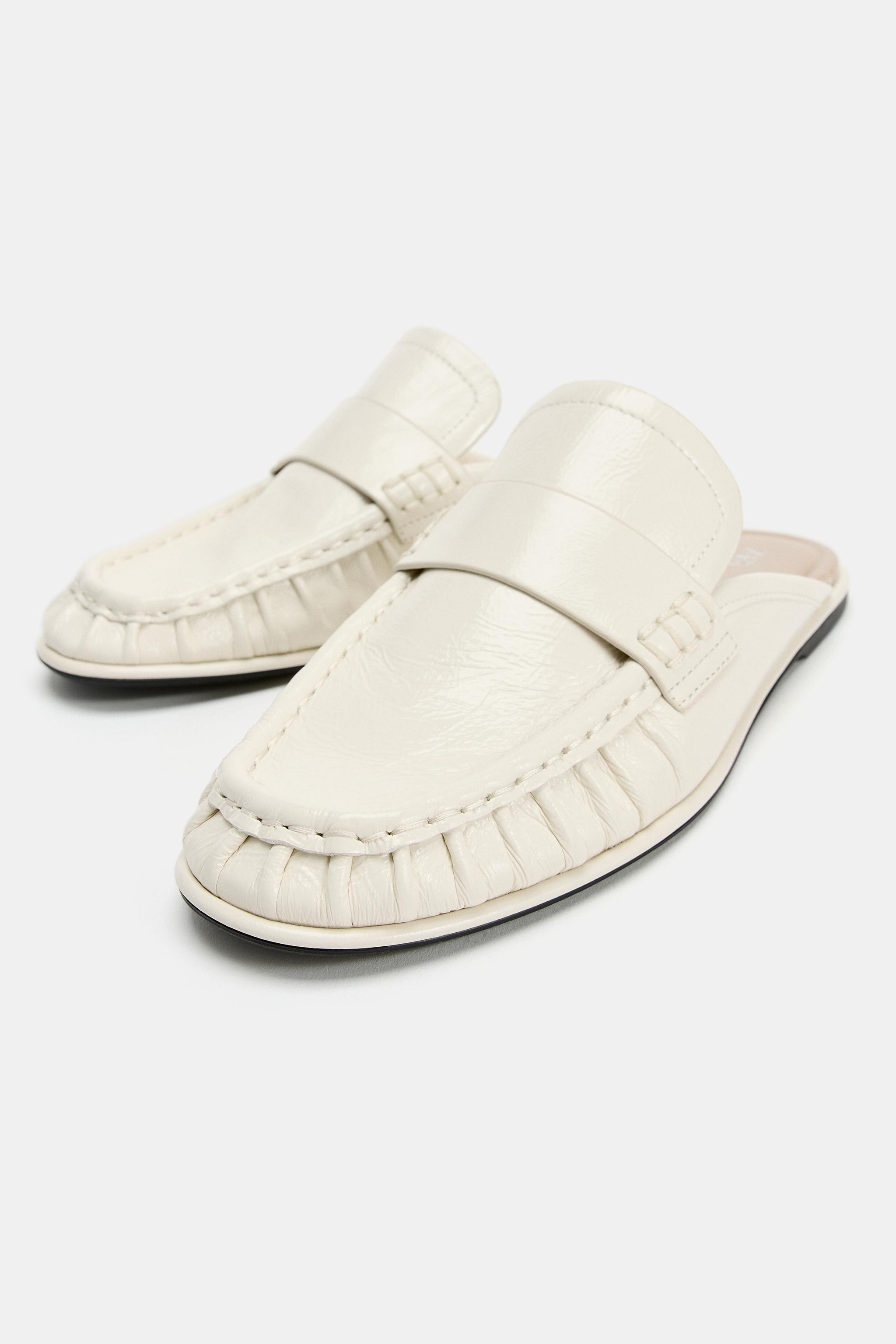 Leather Mule Loafers | Zara US