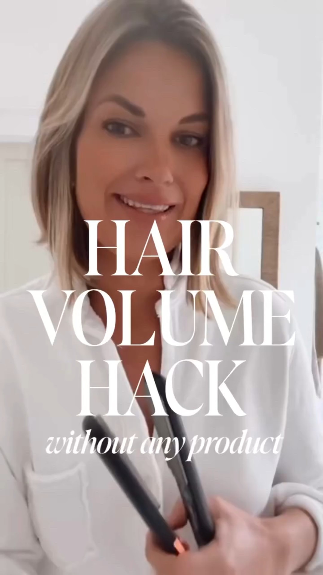 Add volume without product!  This took me 4 minutes. Gives a micro crimp at the root to give the hair lift and grit without any product.  

#LTKBeauty #LTKOver40 #LTKgrwm