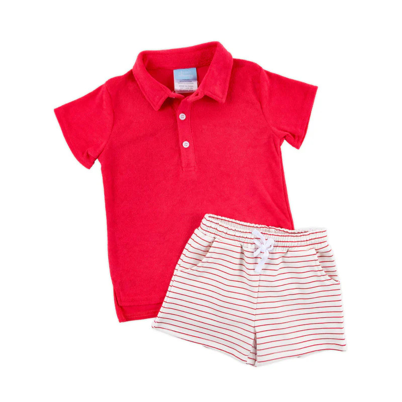 Bold, Bright & Brave Polo Short Set | Classic Whimsy