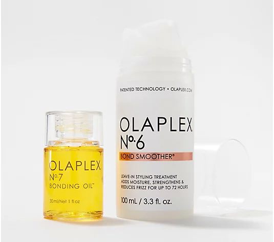 Olaplex No. 6 Bond Smoother and No. 7 Bonding Oil Set | QVC