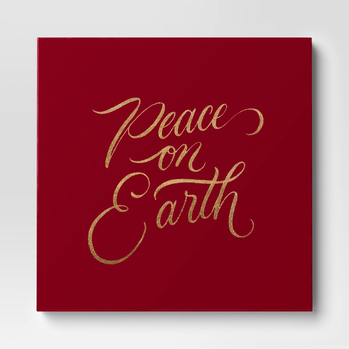 20" x 20" Peace on Earth Canvas Sign - Threshold™ | Target