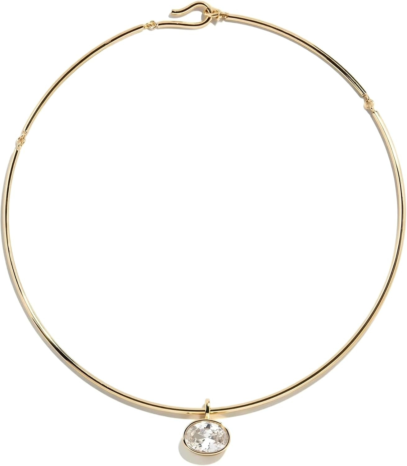 Collar Necklace for Women, Choker Pendant Necklace with Cubic Zirconia Dainty Choker Necklace PVD Gold Plated Trendy Choker Jewelry for Women, Mom, Birthday | Amazon (US)
