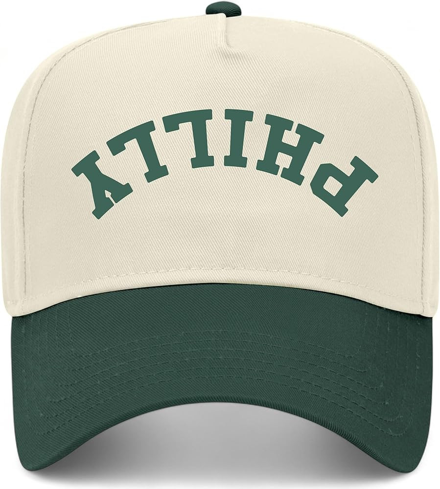 Philly Upside Down Reversed Vintage Trucker Hat | Philadelphia | Premium Adjustable Snapback Base... | Amazon (US)