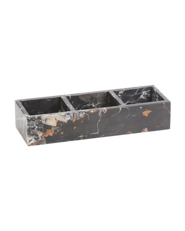Marble 3 Section Tray | TJ Maxx