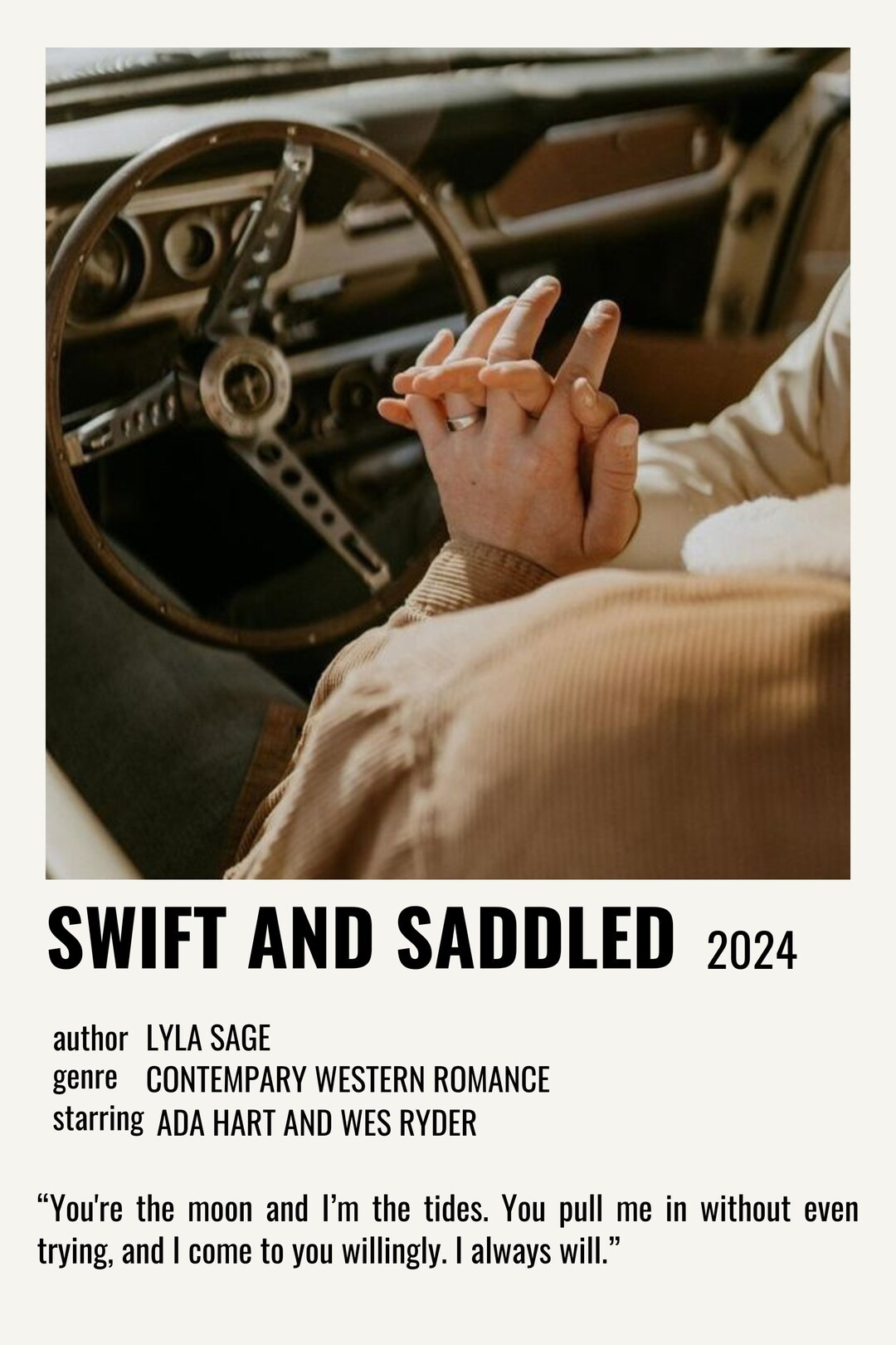 Swift and Saddled Inspired Movie Poster Lyla Sage | Etsy (US)