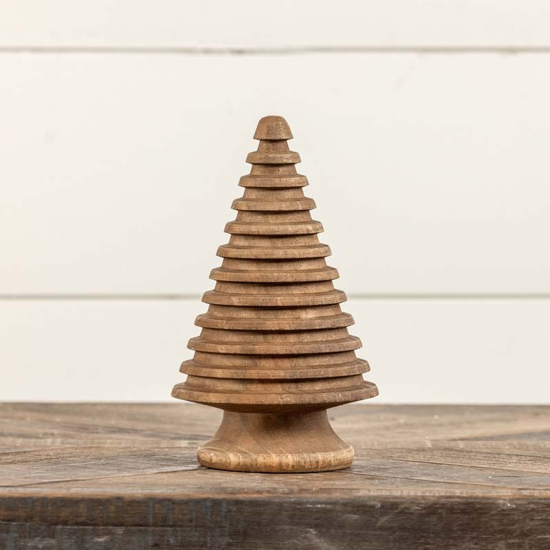 Grooved Wood Tree, Brown | The Company Store