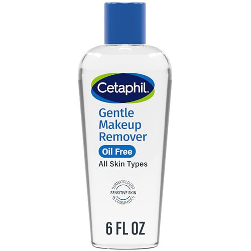 Cetaphil Gentle Waterproof Makeup Remover, Oil-Free Formula Suitable for Sensitive Skin, 6.0 Fluid Ounce | Amazon (US)