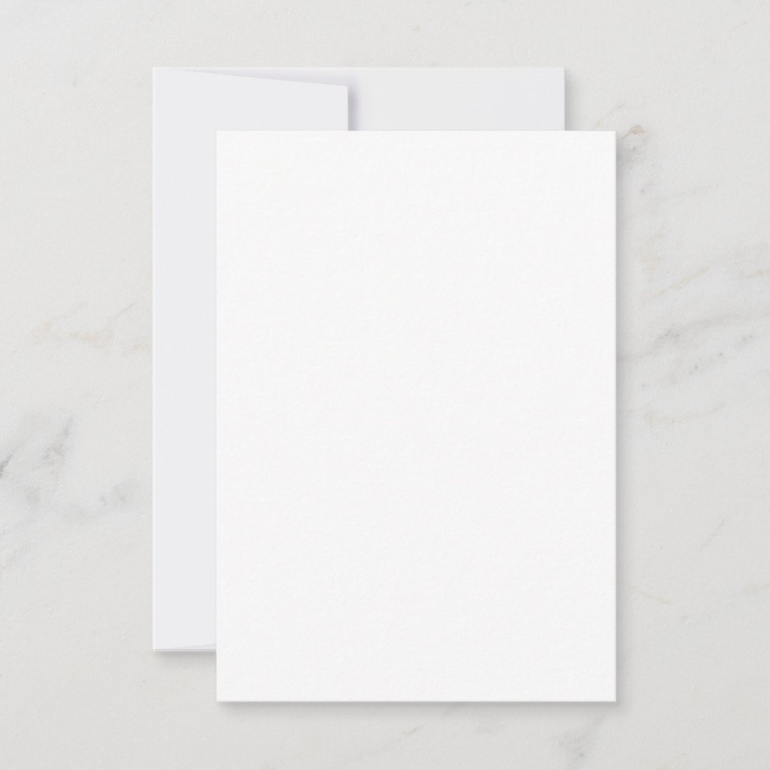 Flat Thank You Card | Zazzle