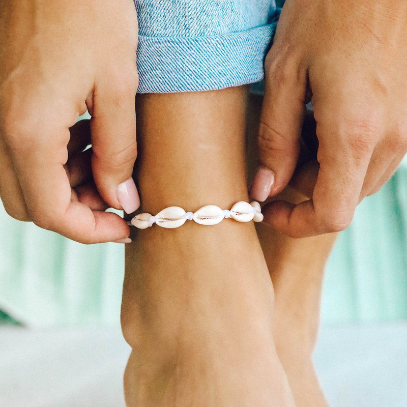 Knotted Cowries Anklet | Pura Vida Bracelets