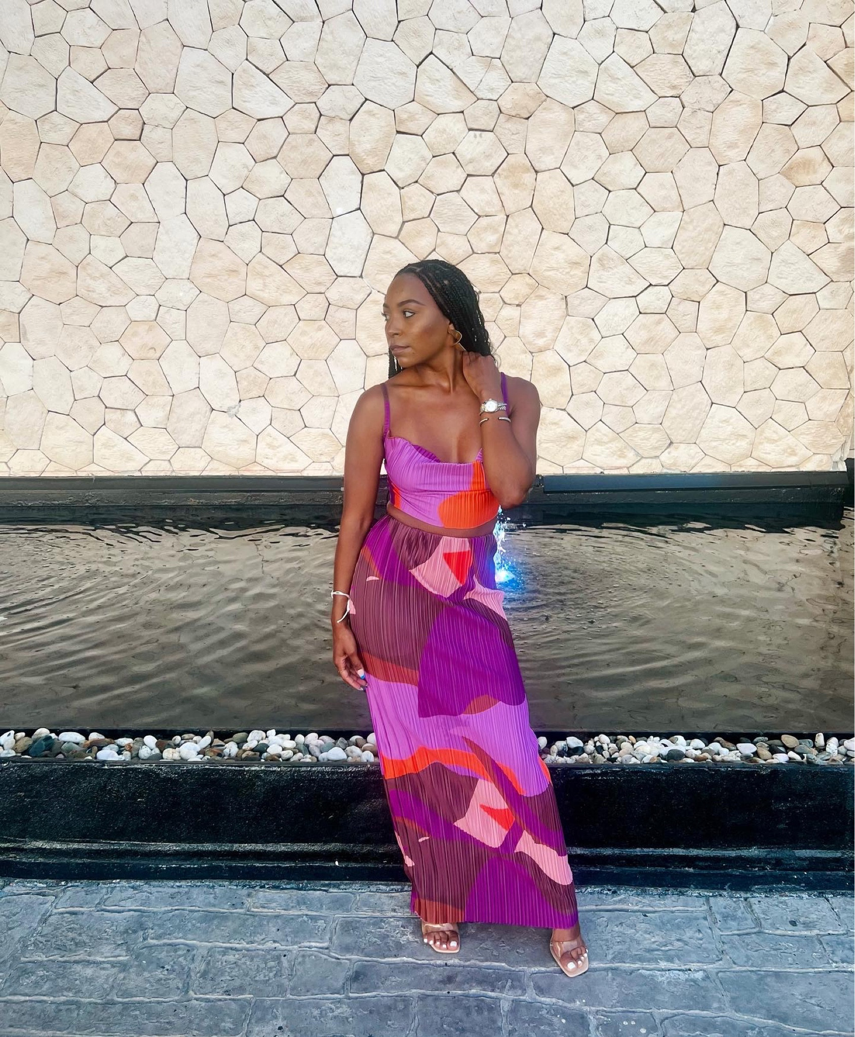 Summer vacation inspo! Wearing a 0 in both the top and skirt! Skirt has a lot of stretch! 

#LTKunder50 #LTKstyletip #LTKunder100