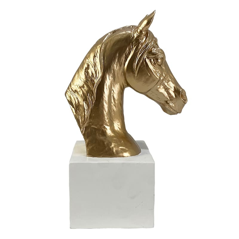 Providence Golden Horse Decor, 8.5" | At Home