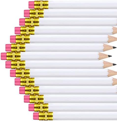 72 Pcs Half Pencils with Eraser Pre-sharpened, Golf, Classroom, Pew, Bridal Shower Pencils for Most  | Amazon (US)