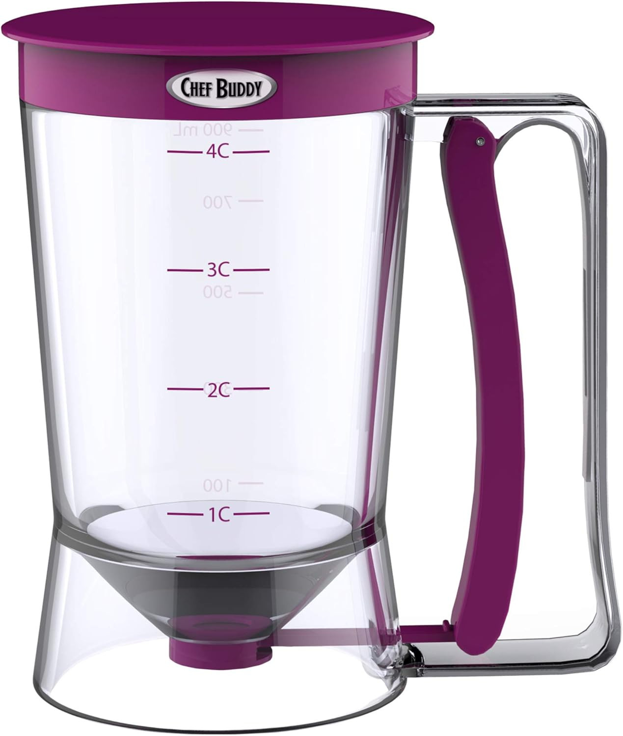 Chef Buddy Batter Dispenser, 4-Cup, Purple | Amazon (US)