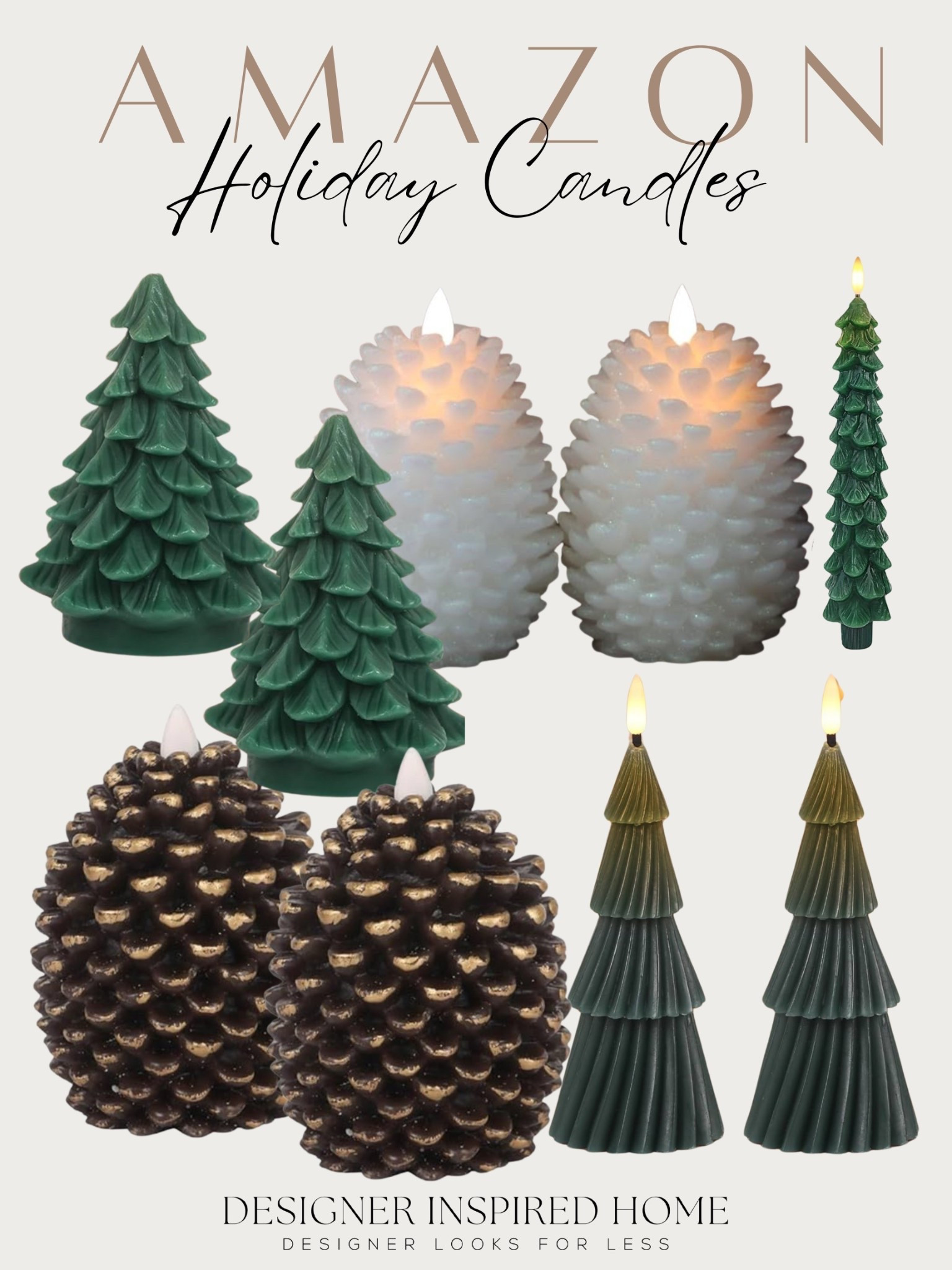 Amazon Christmas flameless LED candles 

#LTKHome #LTKFindsUnder50 #LTKSeasonal