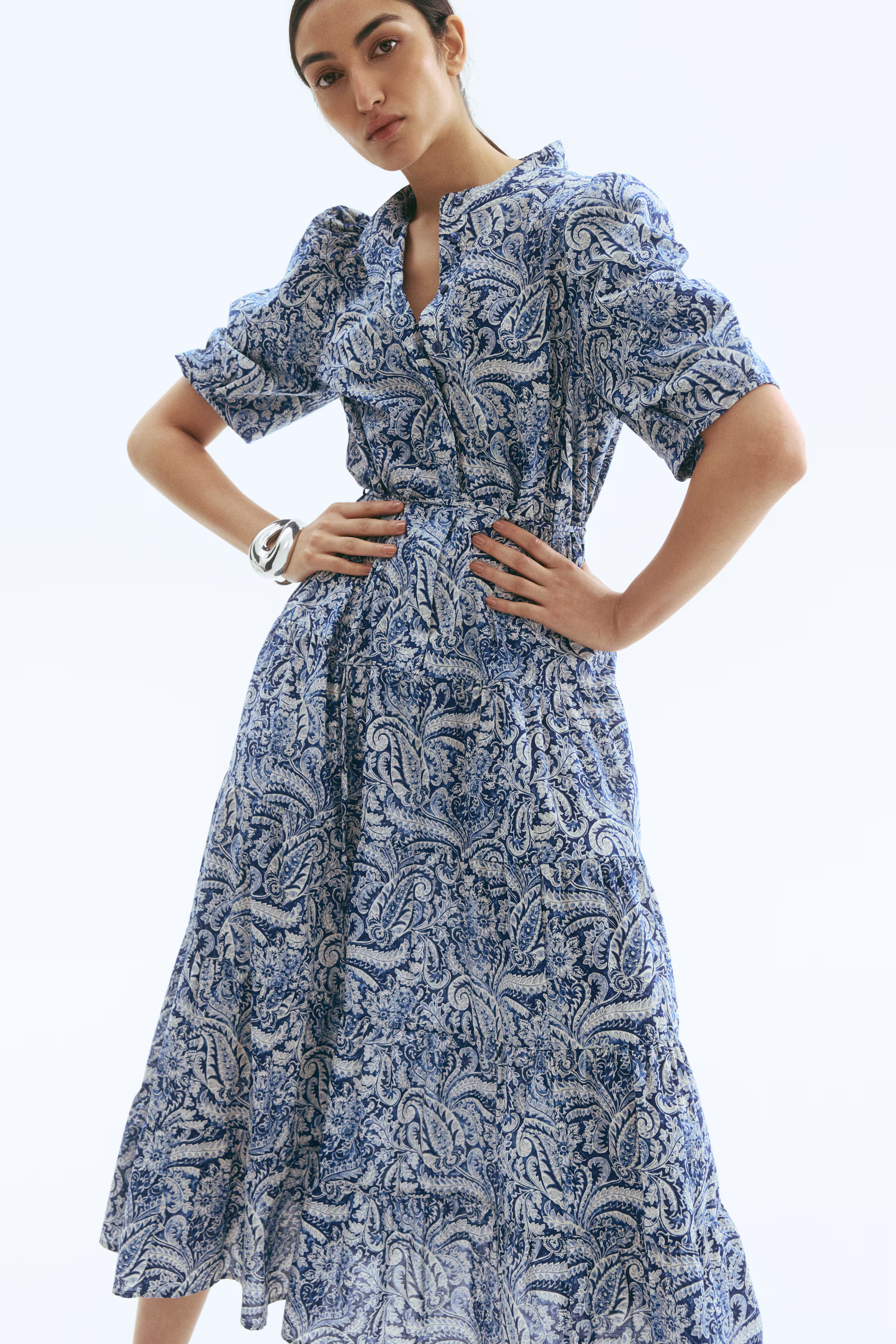 Long cotton dress | H&M (UK, MY, IN, SG, PH, TW, HK)