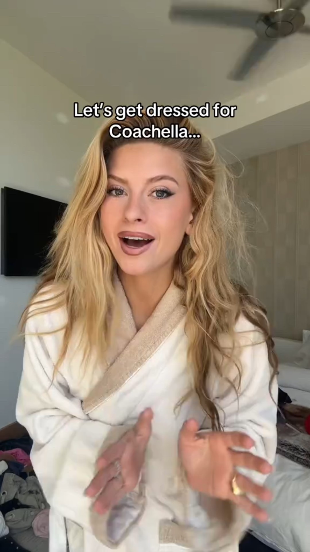 Get dressed with me for the last day of Coachella! 🤍🌟🎡 My Free People shorts are almost sold out but I also linked them in the other colors as well:) 

#LTKStyleTip #LTKWatchNow #LTKFestival