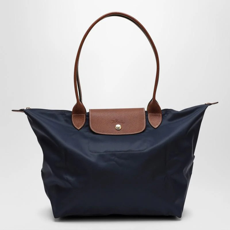 Longchamp Navy Le Pliage Original L Bag | Baltini