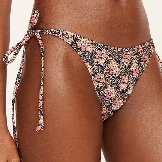 Curved-waist cheeky string bottom in Ratti® prism floral | J.Crew US