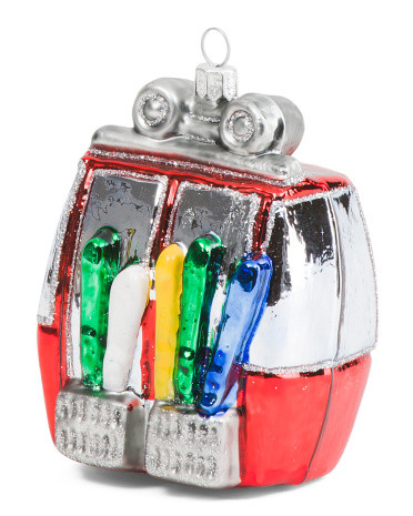 Handcrafted In Poland Cable Car Gondola Ornament | TJ Maxx