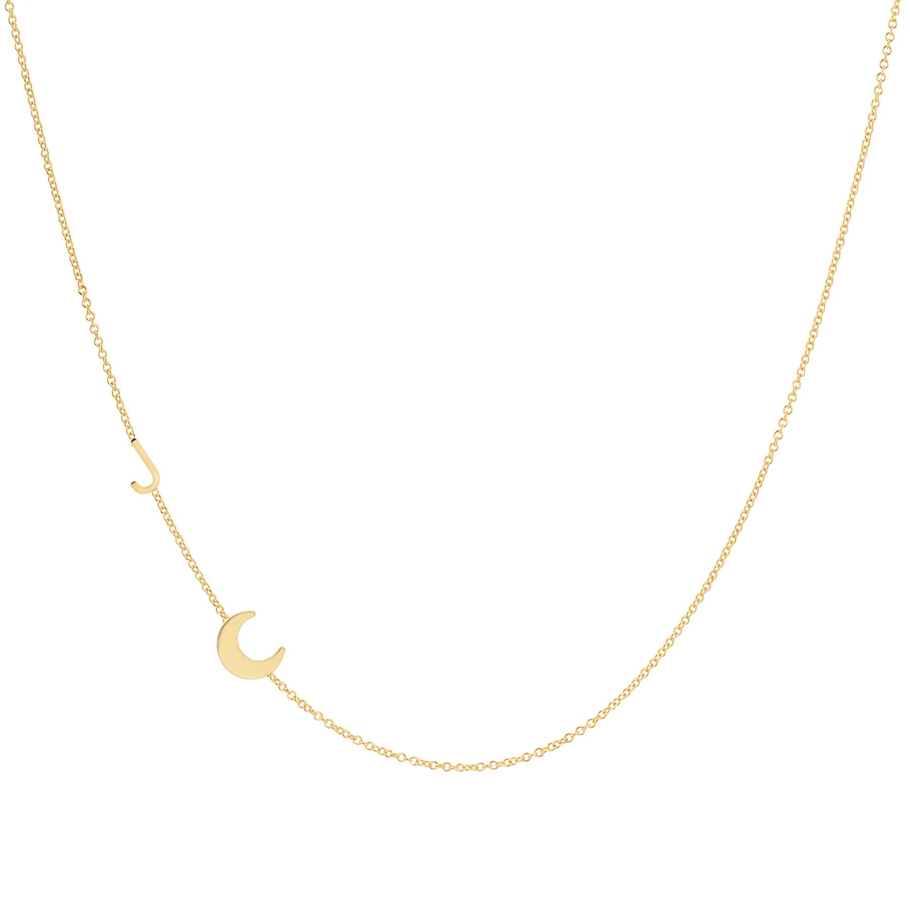 Custom Gold Necklace - 2 Letters | Maya Brenner