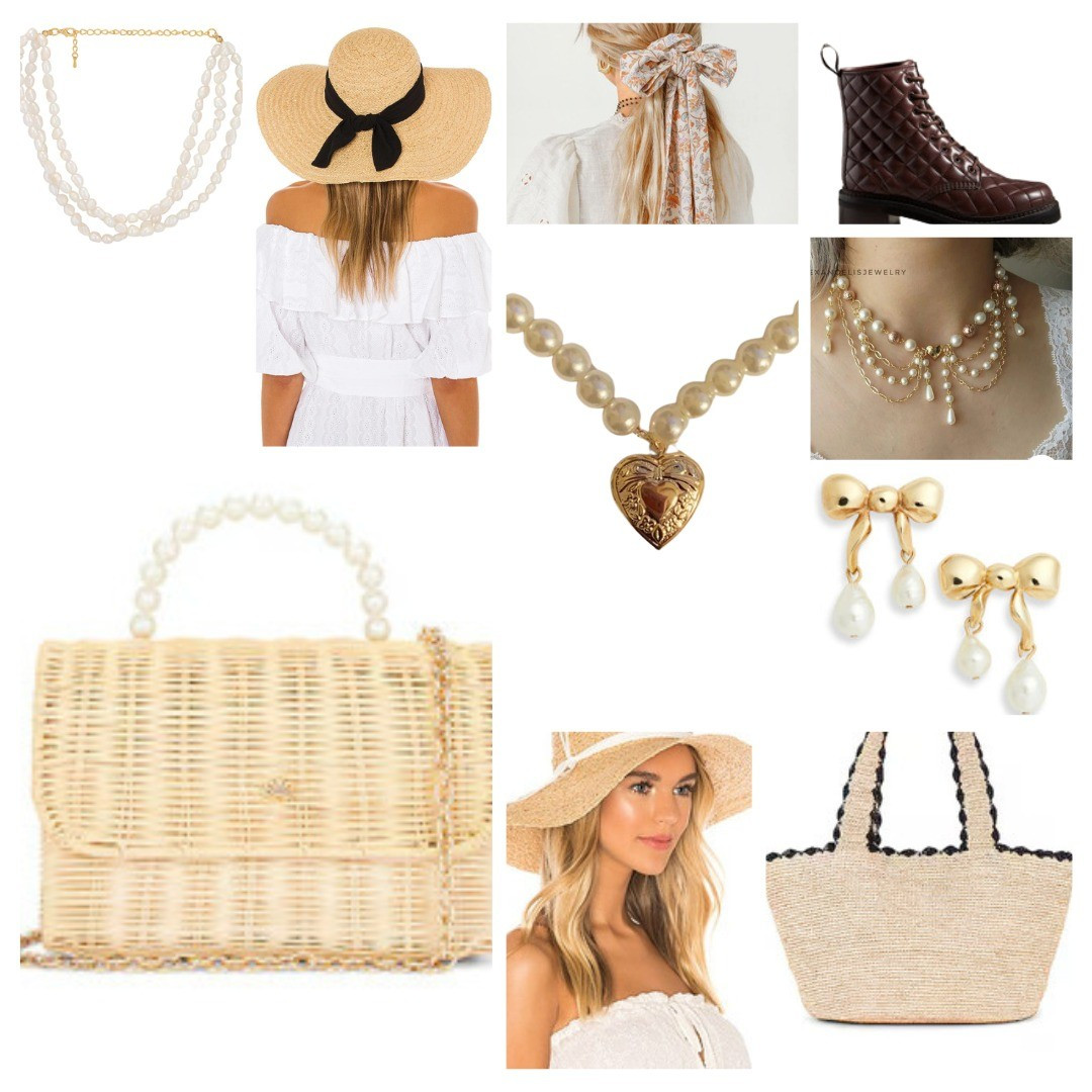 Delicate accessories  is key to completing a cottagecore look! Think straw hats, woven baskets, lace up boots and dainty jewelry. 

#LTKSeasonal #LTKParties #LTKFamily