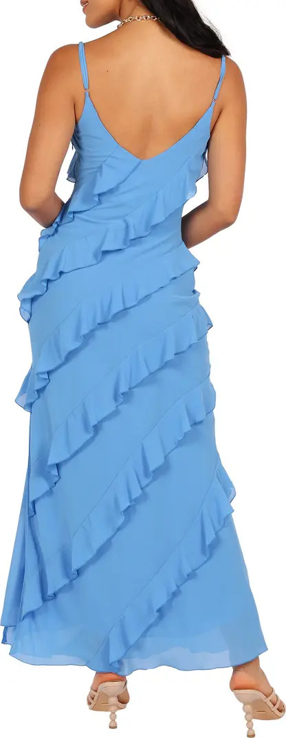 Ciao Ruffle Chiffon Gown | Nordstrom